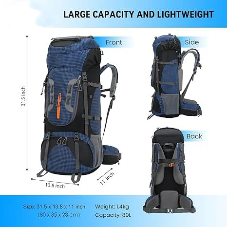 ODM/OEM Durable Waterproof Hiking Bag Mountaineering Camping Bag Trekking Backpack For Men And Women