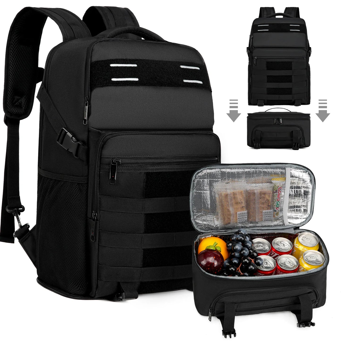 Insulated Backpack with Refrigeration Compartment Suitable for 15.6-inch Laptop Bag Suitable for Work Travel Other Activities