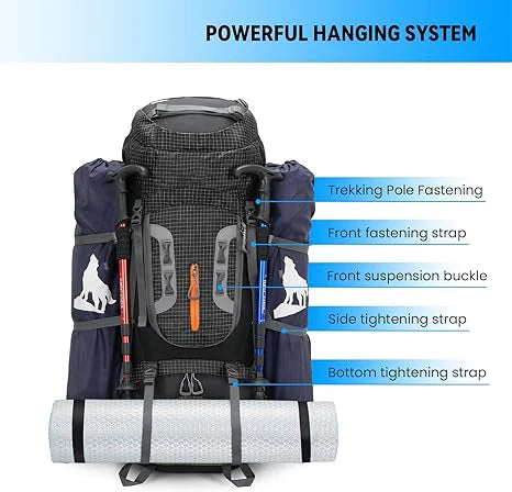 ODM/OEM Durable Waterproof Hiking Bag Mountaineering Camping Bag Trekking Backpack For Men And Women