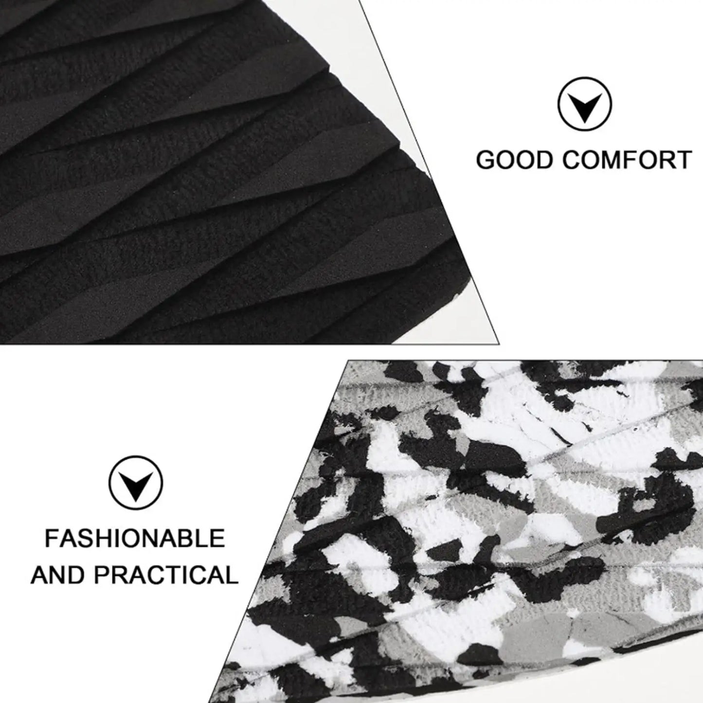 Skimboard Traction Pads 3 Pieces Anti Slip Surfboard Grip Pad Water Sports Accessories For Backyard Beach Summer Outdoor Pool