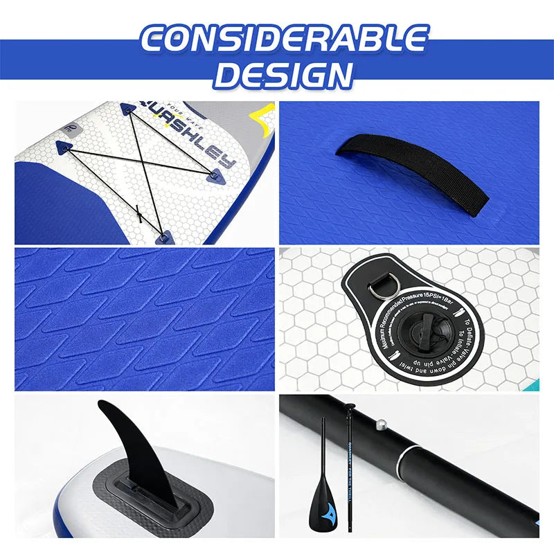 Stand Up Paddle Board, 320*81*15cm, Inflatable Sup Board, Surfboard, Water Skiing with Accessories