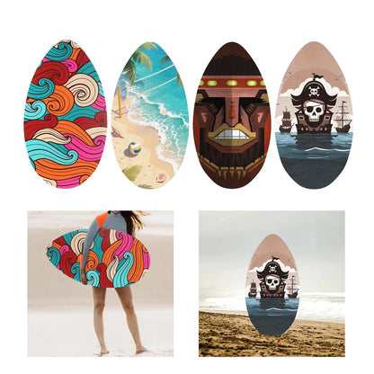 35 inch Wood Skim board for All AGES
