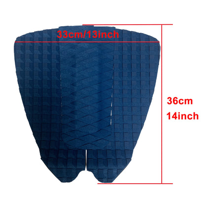 Skimboard Traction Tail Pad 3 Piece Stomp Pad SUP Foot Pads Surf Kiteboard EVA Deck Grip