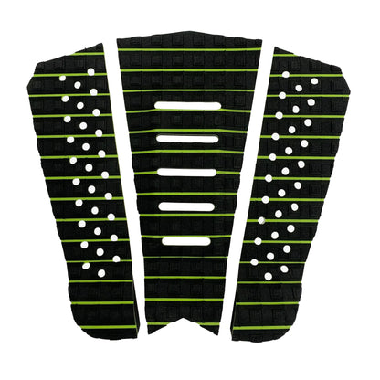 Skimboard Traction Tail Pad 3 Piece Stomp Pad SUP Foot Pads Surf Kiteboard EVA Deck Grip