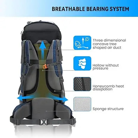 ODM/OEM Durable Waterproof Hiking Bag Mountaineering Camping Bag Trekking Backpack For Men And Women