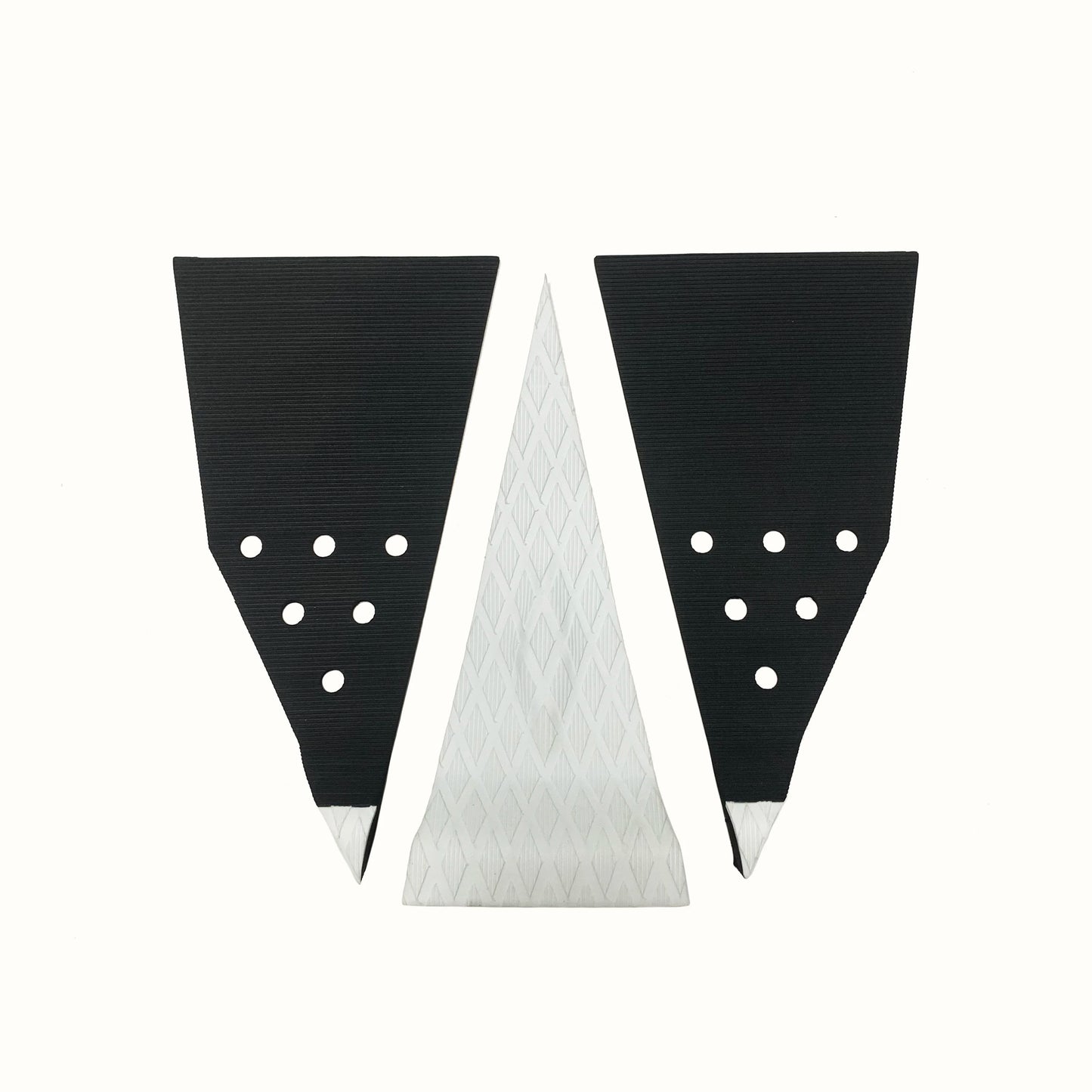 Skimboard Traction Tail Pad 3 Piece Stomp Pad SUP Foot Pads Surf Kiteboard EVA Deck Grip