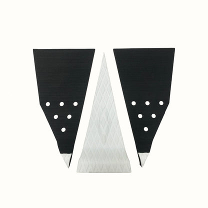 Skimboard Traction Tail Pad 3 Piece Stomp Pad SUP Foot Pads Surf Kiteboard EVA Deck Grip