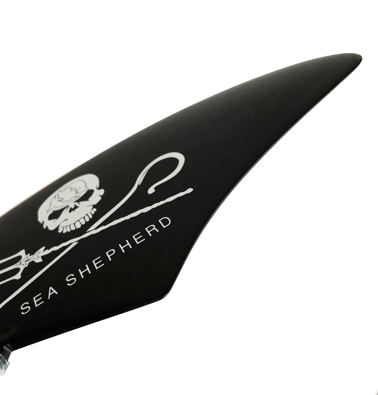 AQUBONA Surfboard Keel Fin Single Dual Tab Fin Skull Fin for Paddleboard Skimboard Longboard Surfboard Funboard,Black，Grey