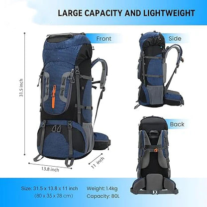 ODM/OEM Durable Waterproof Hiking Bag Mountaineering Camping Bag Trekking Backpack For Men And Women