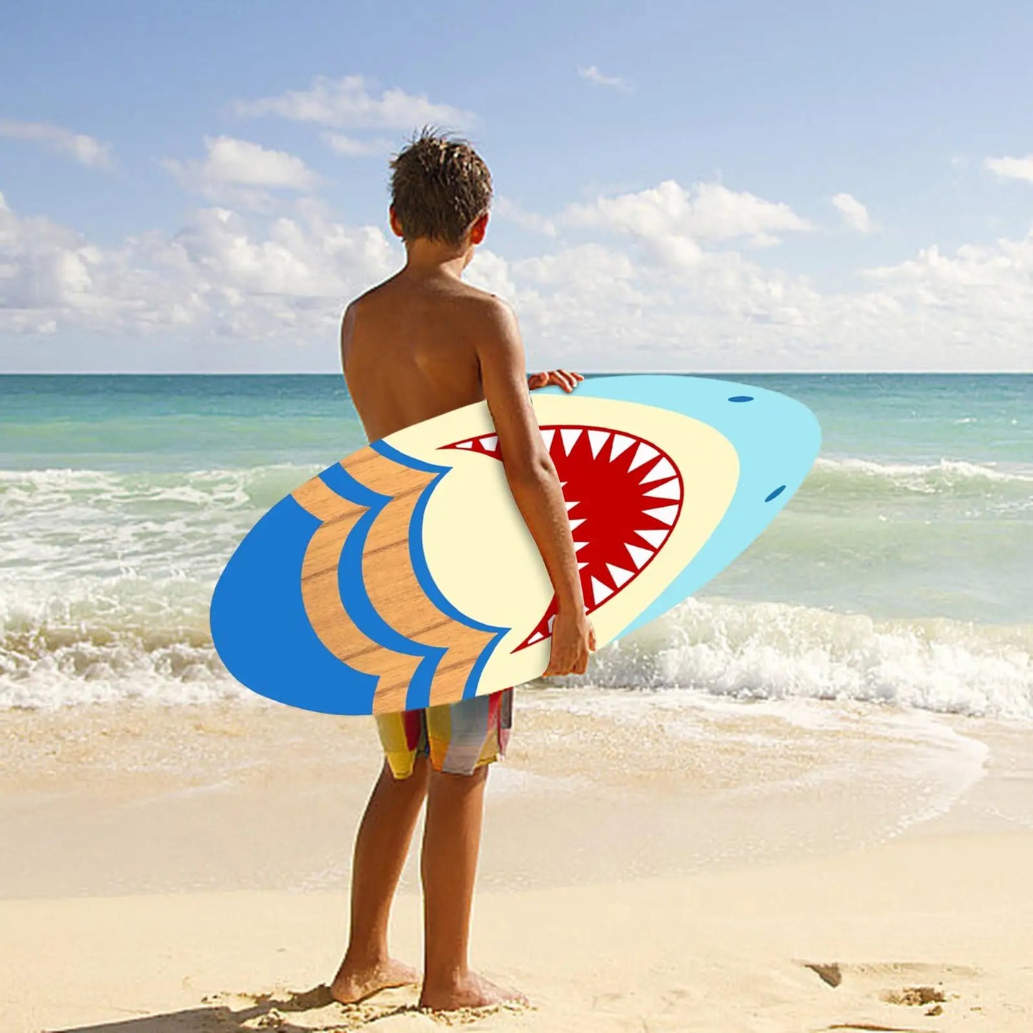 Skim Board Water Sports Wooden Water Sports Shallow Water Skimboarding Beach Sand for Adults Sports Outdoors Teenagers