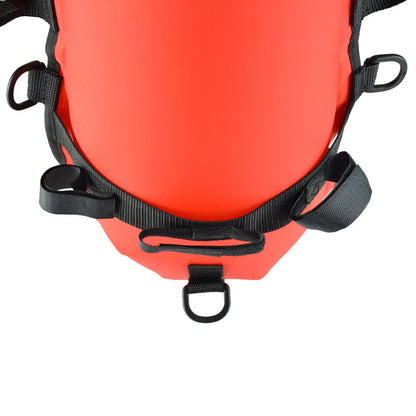 Inflatable Safety Float Scuba Diving Surface Marker Signal Float with Dive Flag 78LBS Maximum Bearing Weight Scuba Diving