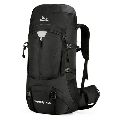 60L Camping Backpack Travel Bag For Men Large Capacity Outdoor Sport Trekking Hiking Mountaineering Shoulder Bag with Rain cover