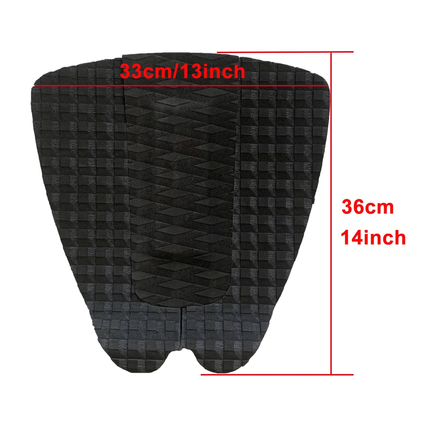 Skimboard Traction Tail Pad 3 Piece Stomp Pad SUP Foot Pads Surf Kiteboard EVA Deck Grip