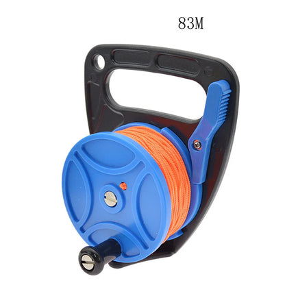 Scuba Diving Wreck Spool, Finger Line Reels, Cave Reel with Handle, Snorkeling, Underwater, Water Sports Gear, 46m, 83m