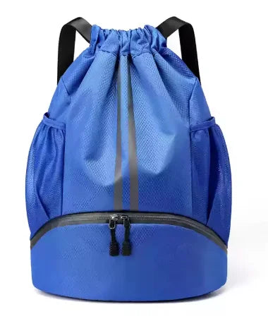 Drawstring Bag Dry Wet Separation Swimming Backpack Travel Drawstring Sports Training Basketball football Bag Storage