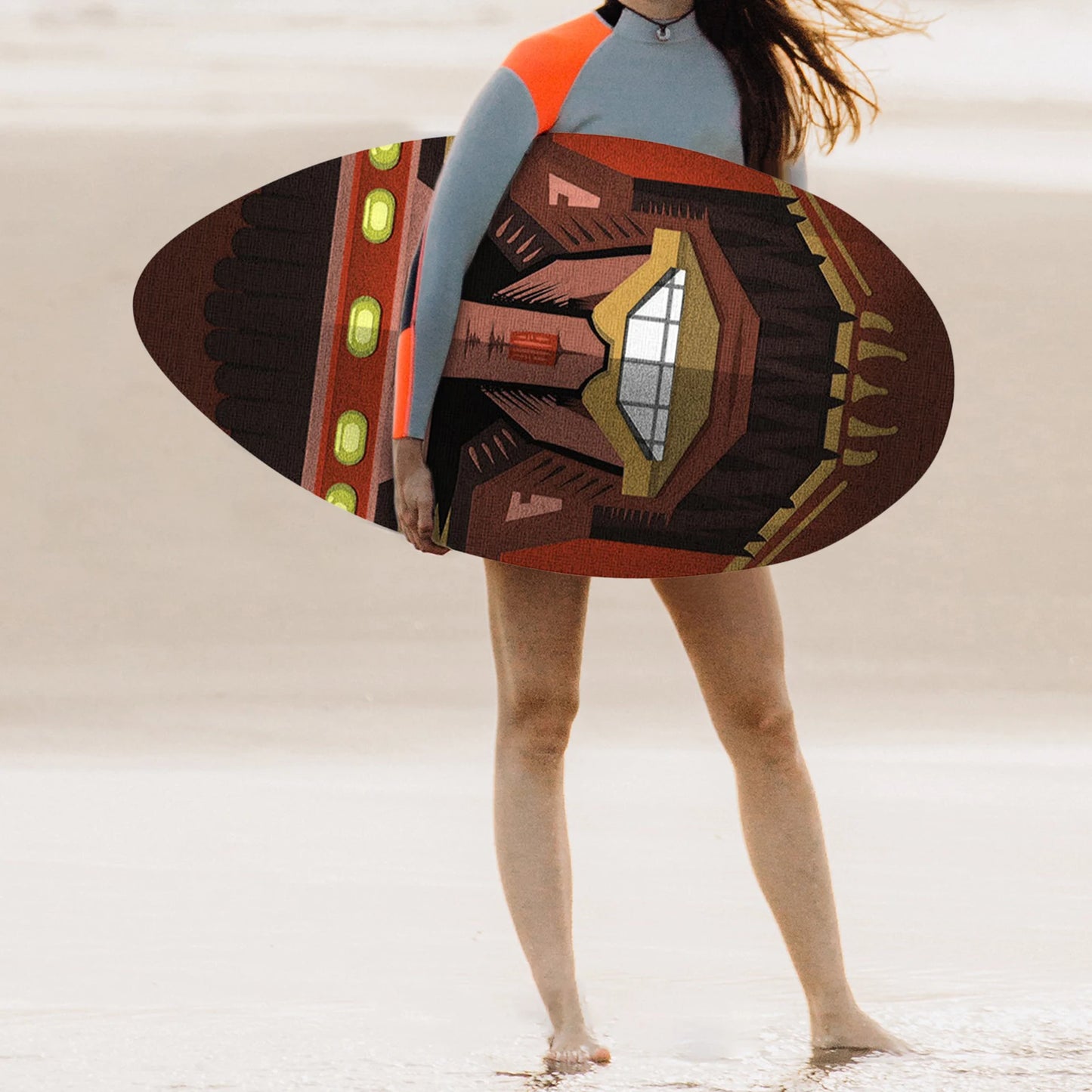 35" High Gloss Beach Skim board