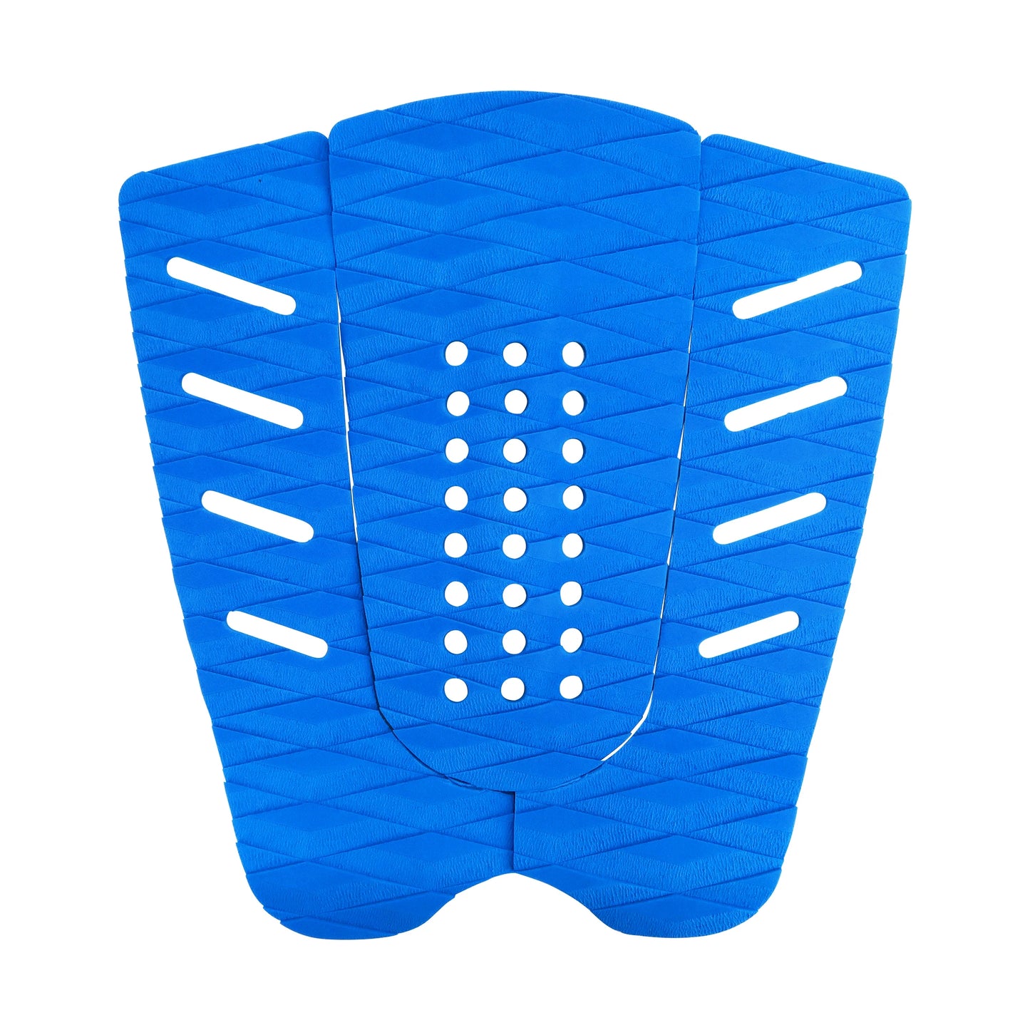 Surfboard Traction Pads 3 Piece EVA Deck Pads with Kicker for Stomp Skimboards Funboard Fish Board Blue/Orange/Pink/Brown