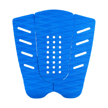 Surfboard Traction Pads 3 Piece EVA Deck Pads with Kicker for Stomp Skimboards Funboard Fish Board Blue/Orange/Pink/Brown