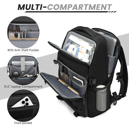 Insulated Backpack with Refrigeration Compartment Suitable for 15.6-inch Laptop Bag Suitable for Work Travel Other Activities