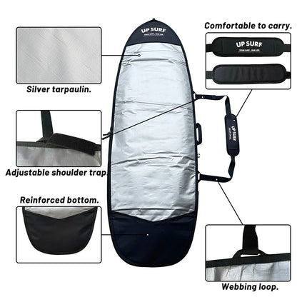 High-Quality Waterproof Surfboard Bag for SUP/Skimboard Durable Board Cover with Adjustable Padded Shoulder Strap,Surfing