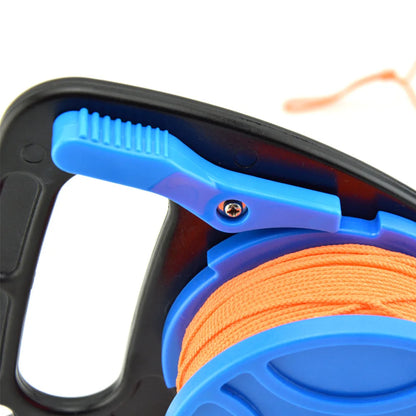 Scuba Diving Wreck Spool, Finger Line Reels, Cave Reel with Handle, Snorkeling, Underwater, Water Sports Gear, 46m, 83m