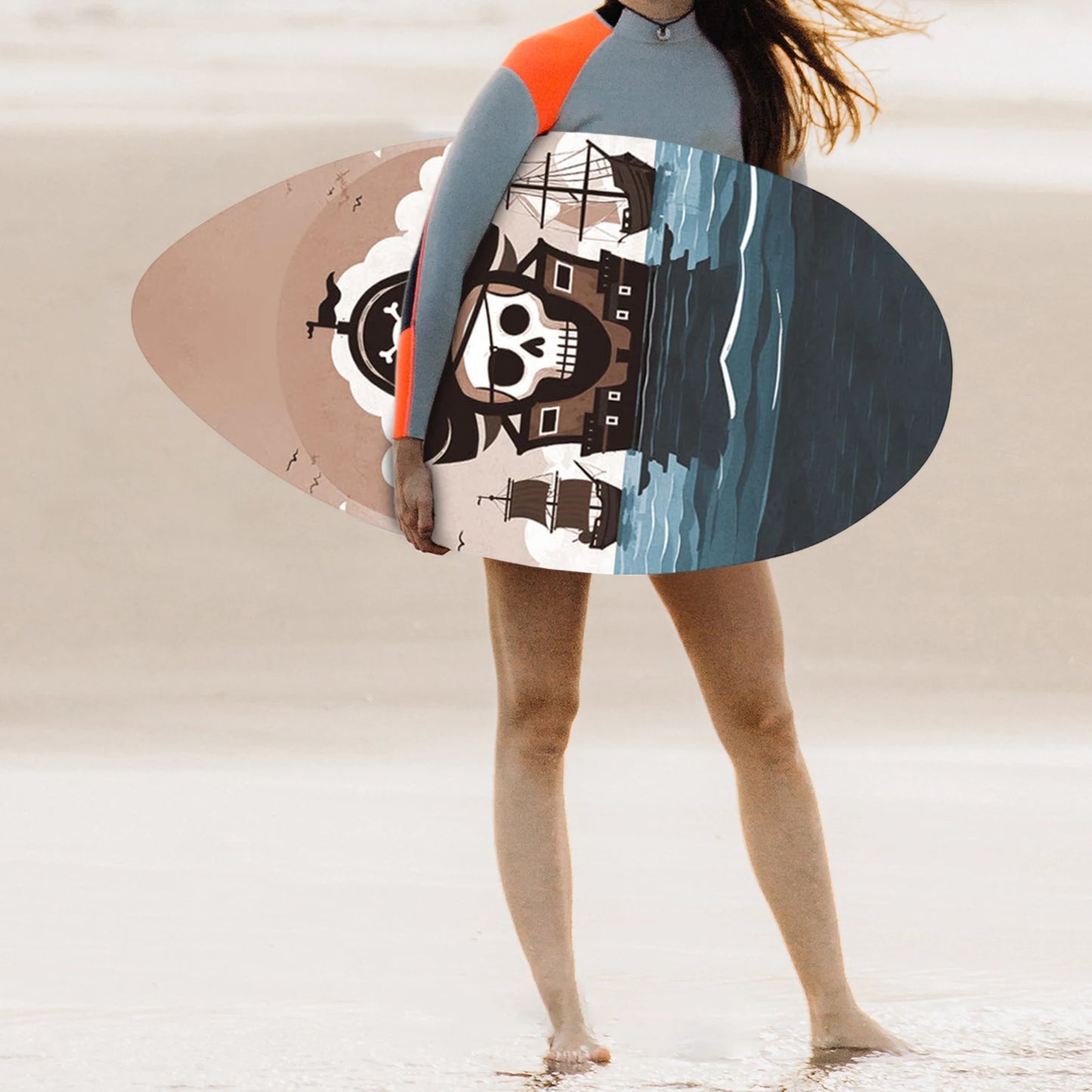 35" High Gloss Beach Skim board