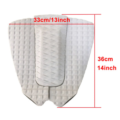Skimboard Traction Tail Pad 3 Piece Stomp Pad SUP Foot Pads Surf Kiteboard EVA Deck Grip