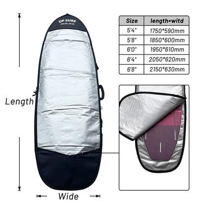 High-Quality Waterproof Surfboard Bag for SUP/Skimboard Durable Board Cover with Adjustable Padded Shoulder Strap,Surfing