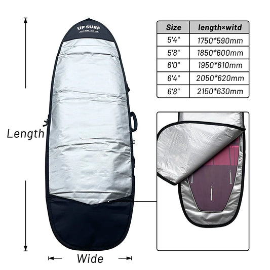 High-Quality Waterproof Surfboard Bag for SUP/Skimboard Durable Board Cover with Adjustable Padded Shoulder Strap,Surfing
