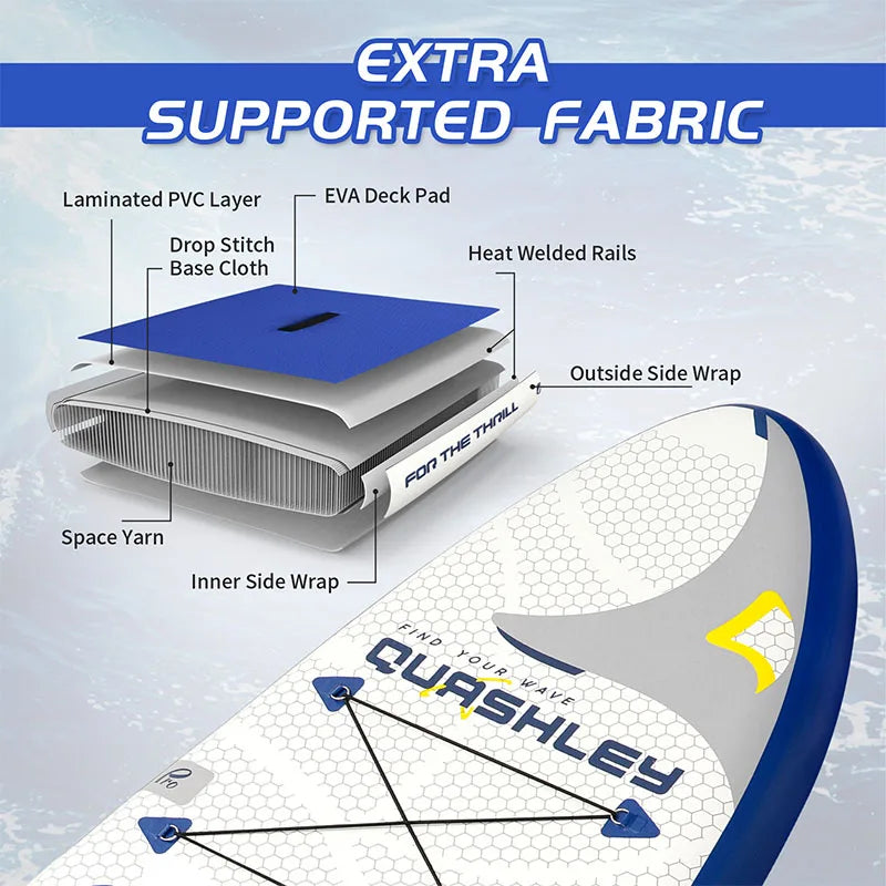 Stand Up Paddle Board, 320*81*15cm, Inflatable Sup Board, Surfboard, Water Skiing with Accessories