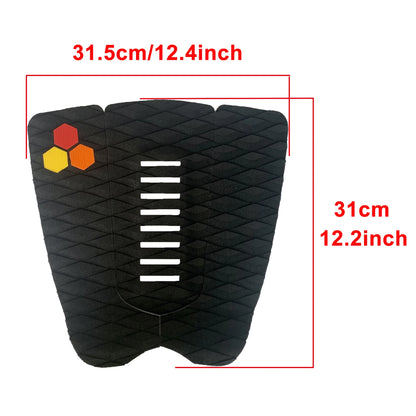 Skimboard Traction Tail Pad 3 Piece Stomp Pad SUP Foot Pads Surf Kiteboard EVA Deck Grip