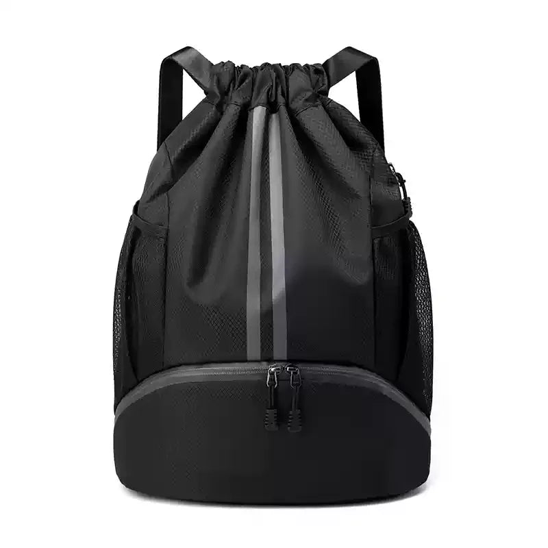Drawstring Bag Dry Wet Separation Swimming Backpack Travel Drawstring Sports Training Basketball football Bag Storage