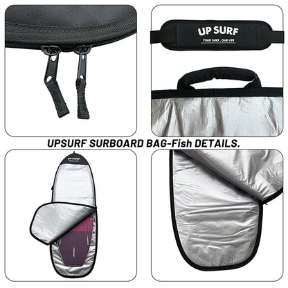 High-Quality Waterproof Surfboard Bag for SUP/Skimboard Durable Board Cover with Adjustable Padded Shoulder Strap,Surfing