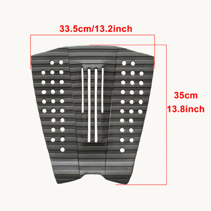Skimboard Traction Tail Pad 3 Piece Stomp Pad SUP Foot Pads Surf Kiteboard EVA Deck Grip