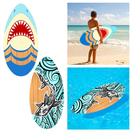 Skim Board Water Sports Wooden Water Sports Shallow Water Skimboarding Beach Sand for Adults Sports Outdoors Teenagers