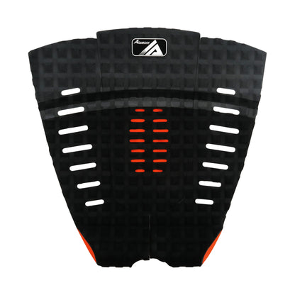 Surfboard Traction Pads 3 Piece EVA Deck Pads with Kicker for Stomp Skimboards Funboard Fish Board Blue/Orange/Pink/Brown